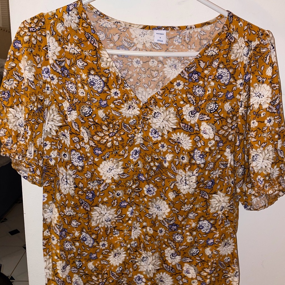 Old Navy Floral Shirt